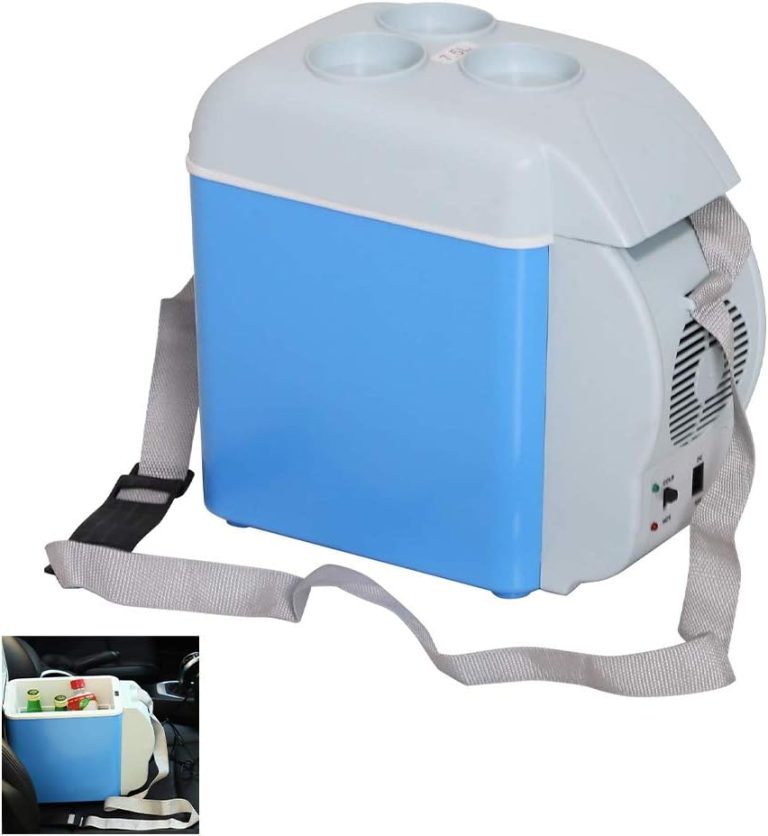 ثلاجة سيارة صغيرة ، سعة 7.5 لتر للتخييم في الهواء الطلق والنزهات والسفر من بييك ، متعدد الالوان , 1