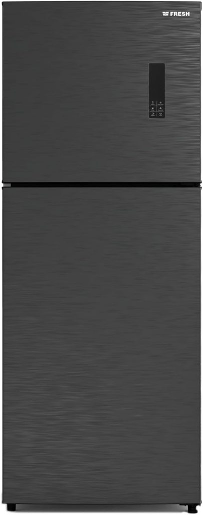 Fresh FNT-MS400YB (4O) 2 Door Digital Refrigerator, 369 Liters Capacity, Black