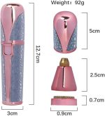 ⁦ماكينة تشذيب الحواجب وازالة شعر الوجه 2 في 1 قابلة لاعادة الشحن مثالية لازالة الشعر بدون الم HX-201⁩ - الصورة ⁦2⁩