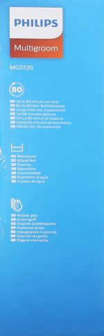 ⁦Philips MG5720 Multigroom 9-in-1, Face, Hair and Body 9 tools, DualCut technology, Up to 80 min runtime, Waterproof - International Warranty⁩ - الصورة ⁦7⁩