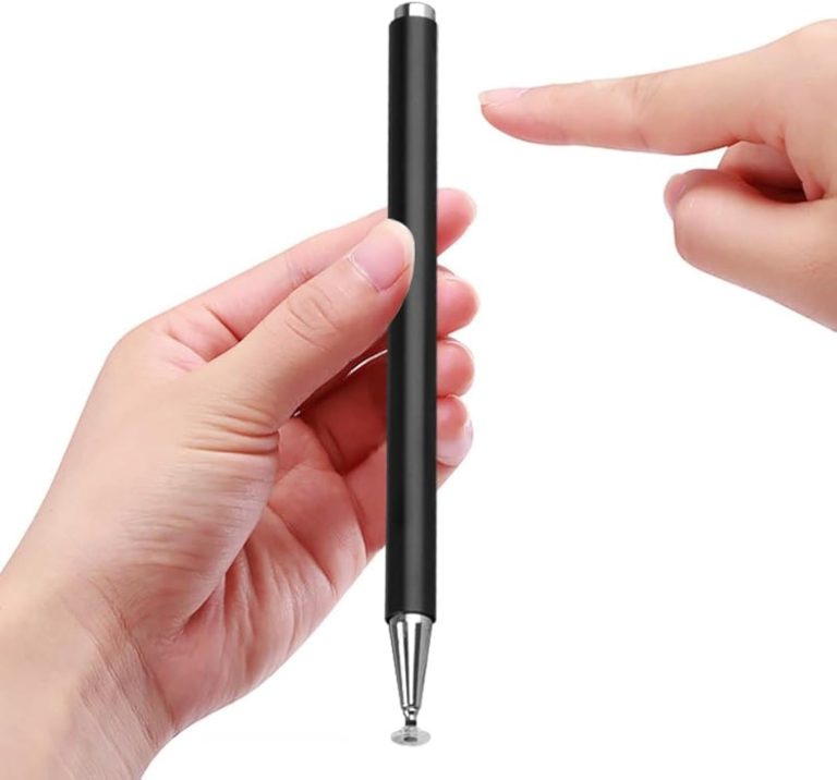 G-Power 2 in 1 Pencil Capacitive Pen High Sensitivity Fine Point Magnetism Cover Cap Universal for Apple, iPhone, Ipad pro, Mini, Air, Android, Microsoft, Surface And Other Touch Screens - Black