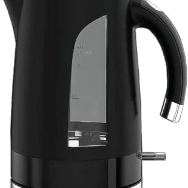 Fresh Plastic Kettle,2200W,1.7L,Black -Epk17051P
