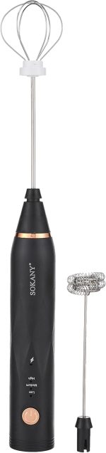 Sokany usb hand stick mixer & egg beater -white (sk-201a)