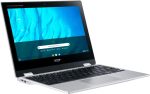 ⁦acer Chromebook Spin 2-in-1 Convertible Laptop (2023), 8-Core MediaTek MT8183C Processor, 11.6" HD IPS Touchscreen, 4GB RAM,128GB (64GB eMMC+64GB SD), WiFi 5,Long Battery, Chrome OS+MarxsolAccessory⁩ - الصورة ⁦3⁩