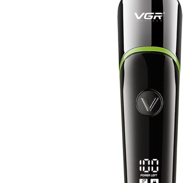 مجموعة ادوات حلاقة اللحية- الشعر الاحترافية القابلة لإعادة الشحن مع مشط توجيه وسلك شحن USB للرجال وافراد العائلة والحيوانات الاليفة، موديل VGR V-291