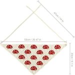 ⁦وشاح شعر كروشيه مزين بالزهور من فاشون مانيا، قطعتان من وشاح شعر للنساء، وشاح شعر بتصميم زهرة الأقحوان، منديل رأس عتيق للبنات⁩ - الصورة ⁦2⁩