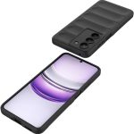 ⁦جراب متوافق مع Realme 14x 5G ، - غطاء مزدوج الحماية مصقول مقاوم للصدمات مع حماية فائقة للكاميرا - غطاء واقي مضاد للخدش شديد التحمل و مقاوم للانزلاق من Graby Shop - اسود⁩ - الصورة ⁦6⁩