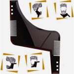 High Quality Beard Comb All In One Tool Stencil Beard Styling Set With Comb For Men´s Chin Beard Neck Beard Stencils Beard Styling Tool Shaving Stencil Beard Shaving
