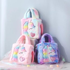⁦ADISA Unicorn Toddler Bag Princess Cute Crossbody Handbags Gift for Girls⁩ - الصورة ⁦4⁩