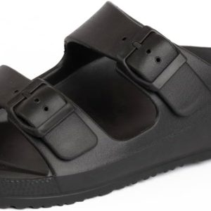 Onda Women Jet Double Strip Sandal Black, 38 EU