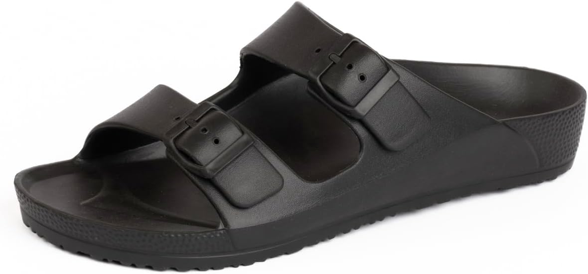 Onda Women Jet Double Strip Sandal Black, 38 EU