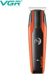 ⁦VGR V-999 Professional Rechargeable Cordless Beard Hair Trimmer Kit with Dual Motor, Guide Combs Brush USB Cord for Men, Family or Pets Rechargeable Li-ion Battery 120 minutes Runtime⁩ - الصورة ⁦7⁩