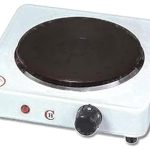 Single Electric Hot Plate - White