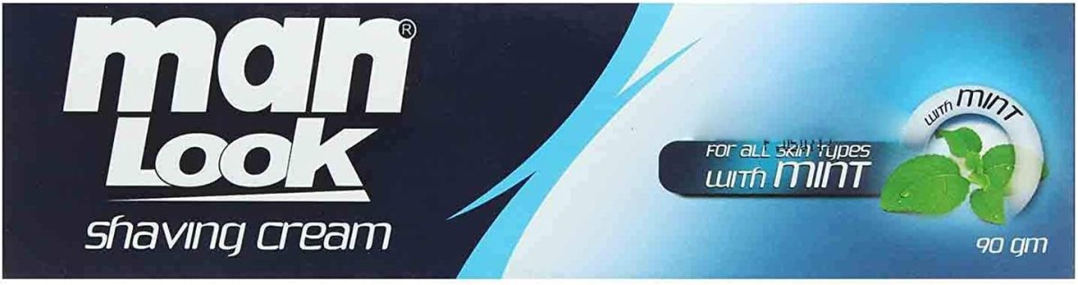 Man Look Shaving Cream with Mint for All Skin Types (90g)