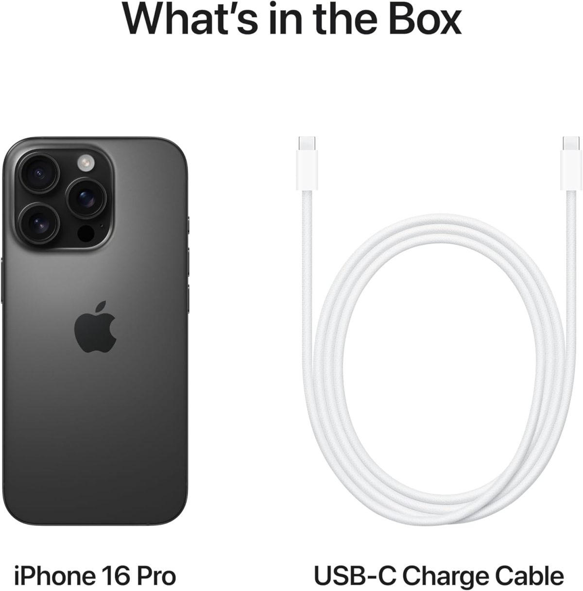 ⁦Apple iPhone 16 Pro (128 GB) - Black Titanium with Face ID | Tax Paid | 2 Years Official Warranty⁩ - الصورة ⁦3⁩