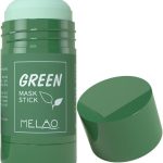 fashion mania Green Clay Mask Stick, Blackhead Remover for Face with Green Tea Extract, Deep Pore Cleansing, Moisturizing, Skin Brightening for All Skin Types and All Genders