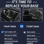 ⁦Generic Car Phone Holder - Fits All Smartphones, Thick Cases & Other Devices - Adjustable Vent Mount⁩ - الصورة ⁦3⁩