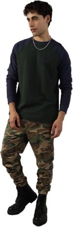 تيشرت حراري بأكمام طويلة راجلان مزين بشعار ورسومات للرجال من امريكان ايجل