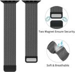 ⁦ADHOMAX Mesh Metal Loop For ultra Watches Band 42mm 44mm 45mm 46mm 49mm for iWatch Bands Series Ultra SE, 1 to10 Women Men, Stainless Steel Strap with Magnetic Clasp⁩ - الصورة ⁦3⁩