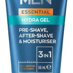 Avon Care Men Essential 3-in-1 Hydra Gel Used as Pre-Shave, After-Shave & Moisturizer with Menthol & Vitamin E - 50ml