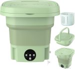 9L Multifunction Foldable Washing Machine - Compact and Portable Design - Ideal for Travel and Light Laundry - Multi Color