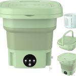 9L Multifunction Foldable Washing Machine - Compact and Portable Design - Ideal for Travel and Light Laundry - Multi Color