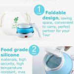 ⁦Kotak Sales Travel Electric Portable Foldable 600ML Kettle Collapsible Silicon 220V 50Hz for Tea Coffee Hot Water (MultiColor)⁩ - الصورة ⁦6⁩