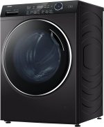 ⁦Haier 12 KG Front Loading Washing Machine, 525mm Super Drum, Direct Motion Inverter Motor, Laser Welding, Steam, Dark Silver, HW120-B14979S8⁩ - الصورة ⁦2⁩