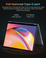 ⁦CHUWI FreeBook 13.5" 2-in-1 Laptop, 16GB LPDDR5 RAM 512GB SSD, Intel N150 (up to 3.6GHz), FHD 2256x1504, SSD 2TB Expansion, Windows 11 Touchscreen Laptops, Keyboard⁩ - الصورة ⁦7⁩
