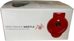 ⁦LOMUG Mini Round Waffle Maker, Non-Stick Belgian Waffle Maker for Home & Kids Birthdays⁩ - الصورة ⁦8⁩