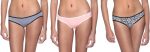 Dice womens Contrast Binding Bikini Underwear (pack of 3)