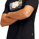 JACK & JONES Men's Portland Block Branding Short-Sleeves T-Shirt