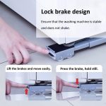 More In Washer Dryer Fridge Stand Movable Base - Washing Machine Refrigerator Base Stand Bracket Fridge Washing Machine Trolley Bracket Mount Convenient Movable Adjustable (Silver) - الصورة 3