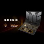 ⁦ASUS TUF Gaming F15 13th Gen Intel Core i7-13620H Processor 16GB RAM 512GB SSD2, GeForce RTX 4050 6 GB, Windows 11 FHD Laptop, 15.6-Inch Size, Grey⁩ - الصورة ⁦10⁩
