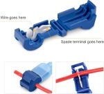 ⁦Nilight 120 Pcs/60 Pairs Quick Splice Wire Terminals T-Tap Self-stripping with Nylon Fully Insulated Male Quick Disconnects Kit⁩ - الصورة ⁦5⁩