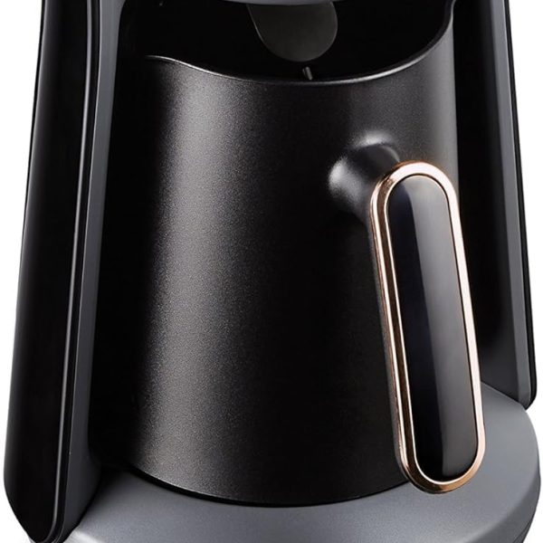 ماكينة تحضير القهوة التركي اورزم اوكا -اسود/نحاسي- اوك 004، بلاستيك