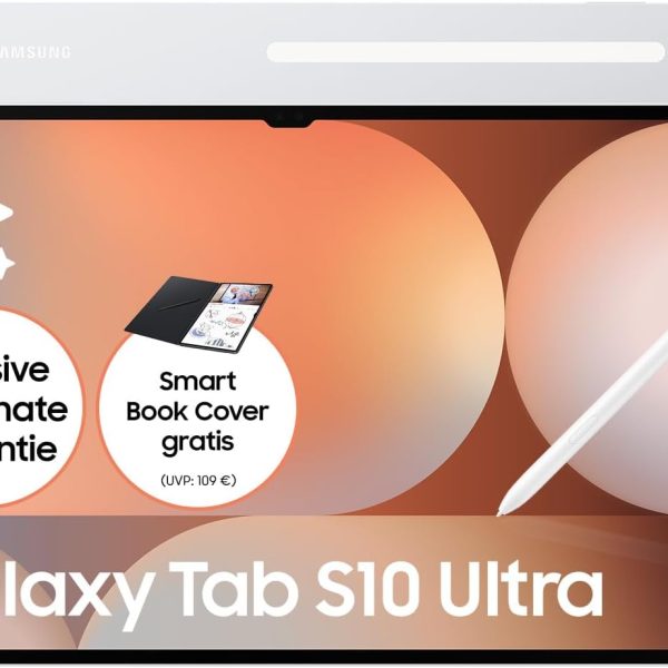Samsung Galaxy Tab S10 Ultra AI Tablet, Android Tablet, 12GB RAM, 512GB Memory, AMOLED Display, Anti-Reflection Coating, Includes S Pen, WiFi, Platinum Silver, 36 Month Warranty