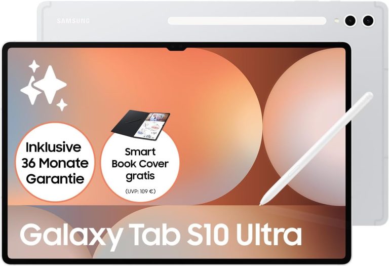 Samsung Galaxy Tab S10 Ultra AI Tablet, Android Tablet, 12GB RAM, 512GB Memory, AMOLED Display, Anti-Reflection Coating, Includes S Pen, WiFi, Platinum Silver, 36 Month Warranty