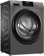 ⁦Haier 8 KG Front Loading Washing Machine, 525 mm Super Drum, BLDC Inverter Motor, Laser Welding, Steam, Silver, HW80-BP14929AS6⁩ - الصورة ⁦6⁩