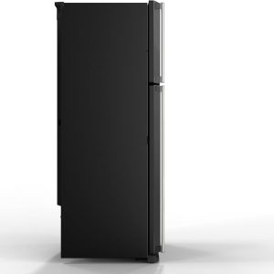 ⁦Sharp SJ-48C(BK) No Frost Refrigerator with 2 Doors, 396 Liters, Black⁩ - الصورة ⁦3⁩
