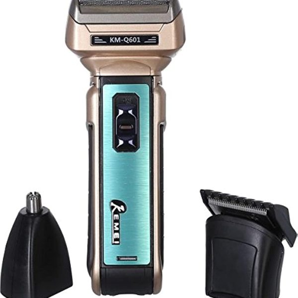 Kemei KM-Q601 Double Reciprocating Shaver 3 In 1 Electric Shaver