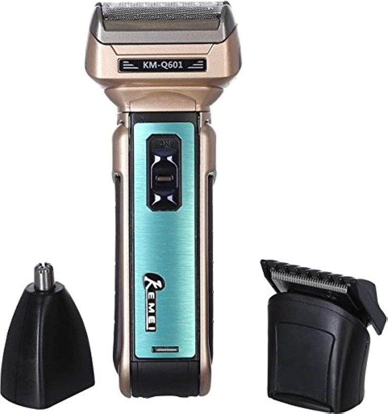 Kemei KM-Q601 Double Reciprocating Shaver 3 In 1 Electric Shaver