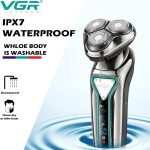 ⁦VGR V-323 Professional Men's Shaver | Cordless Rechargeable IPX6 Fully Waterproof Triple Rotary Head Electric Shaver Runtime 60 minutes | Electric Shaver for Men’s⁩ - الصورة ⁦5⁩