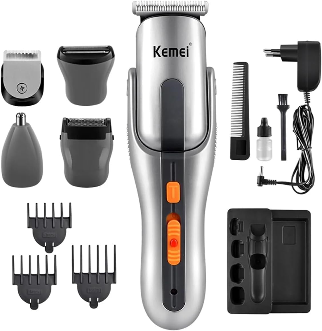 6135ICTGSrL._AC_SL1157_.jpg Kemei Reciprocating 8 In 1 Grooming Kit Model Km680A