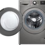 LG Front Load Washing Machine 8 KG, Speed 1400 RPM, with AI DD technology, Steam™ & Smart Diagnosis (Inverter Direct Drive™) Vivace F4R3TYG6P