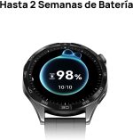 ⁦HUAWEI WATCH GT4 46MM SMARTWATCH, UPTO 2-WEEKS BATTERY LIFE, PULSE WAVE ARRHYTHMIA ANALYSIS, 24/7 HEALTH MONITORING, COMPATIBLE WITH ANDRIOD & IOS, STAINLESS STEEL, GRAY⁩ - الصورة ⁦3⁩