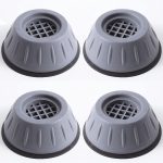 Boounyatin 4PCS Washing Machine Foot Pads, Shock and Noise Cancelling Washing Machine Support, Washing Machine Anti Vibrasion Pads, Washing Machine Stabilizer for All Washing Machine