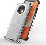 ⁦جراب متوافق مع هواوى Nova Y91 4G ، - غطاء حماية مصقول مقاوم للصدمات متين مع حماية للكاميرا - غطاء واقي مضاد للخدش شديد التحمل و مقاوم للانزلاق - حواف سوداء خلفية شفافة خلية النحل⁩ - الصورة ⁦6⁩