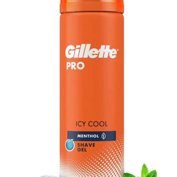 Gillette Pro Shaving Gel Icy Cool with Menthol – 200ml