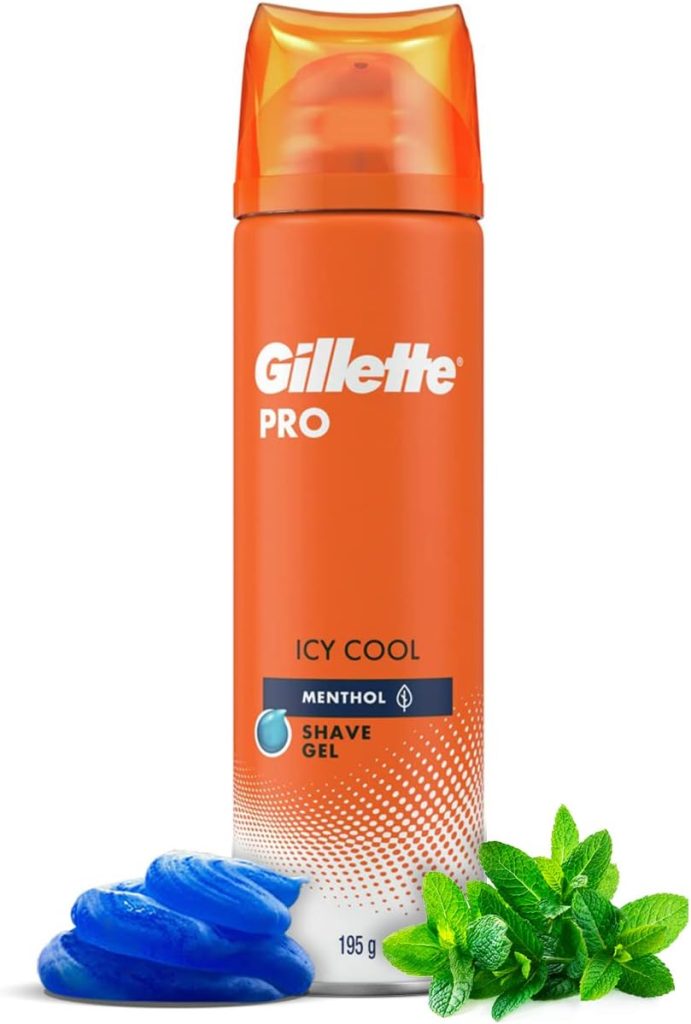 Gillette Pro Shaving Gel Icy Cool with Menthol – 200ml